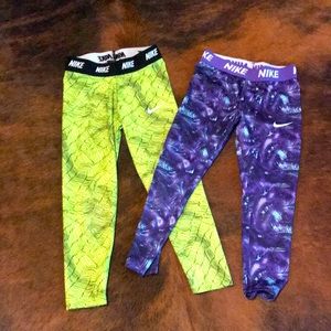 Cute little girl Nike leggings size 6x
